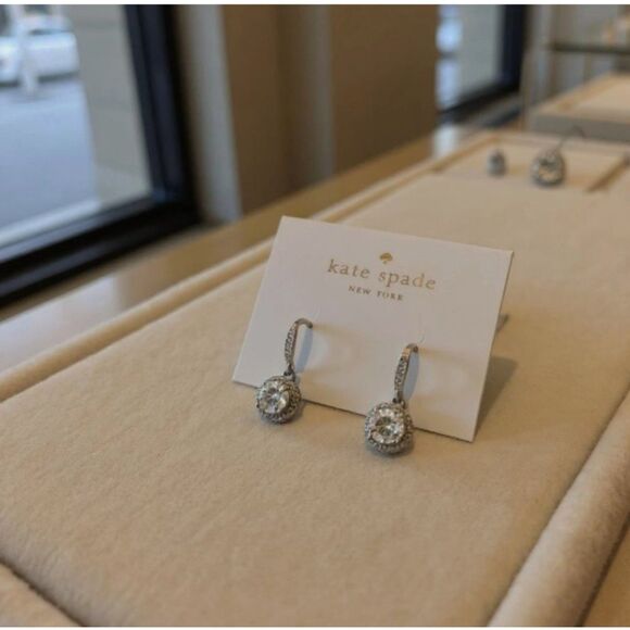 Kate Spade Sparkling Crystal Drop Earrings – Statement Glam! - Picture 2 of 3